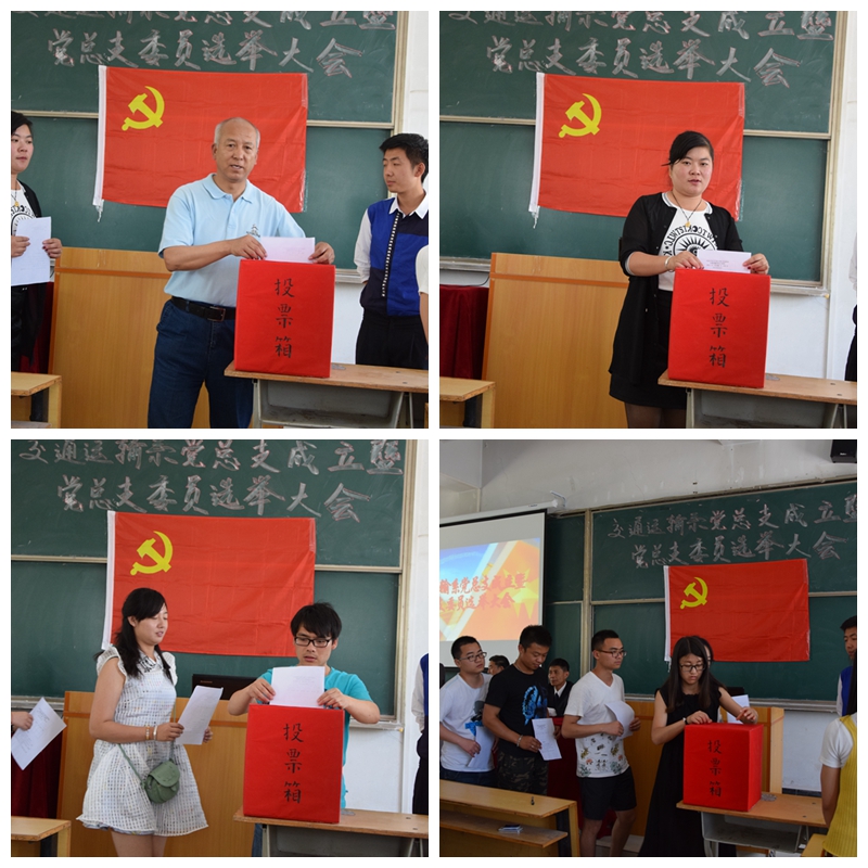 交通运输系党总支成立暨党总支委员选举大会